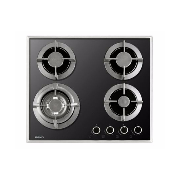QHGW6422B 4 Cast Iron Hob Gas Burner with Wok Burner
