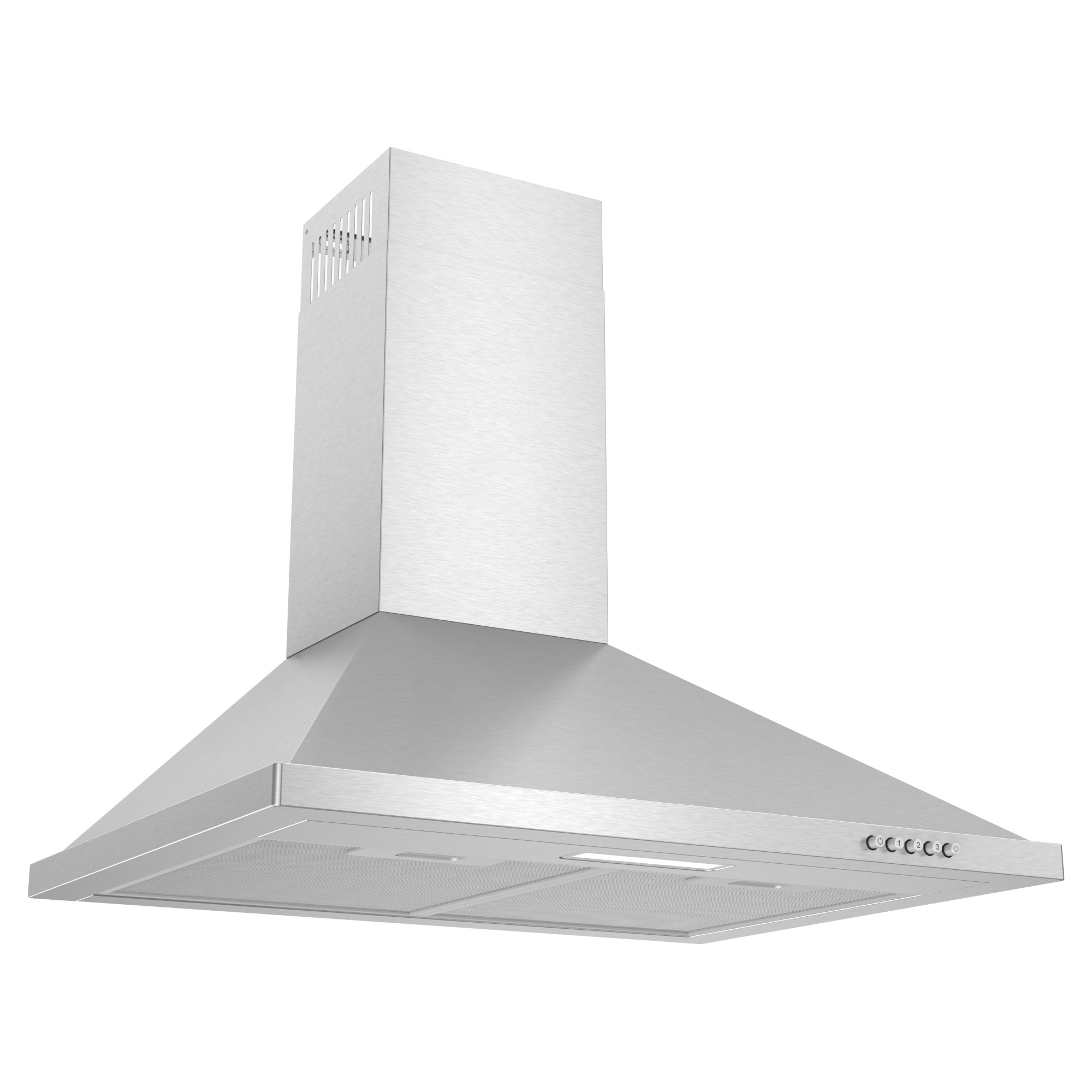 CH602SS 60cm Chimney Hood with Aluminium Filter