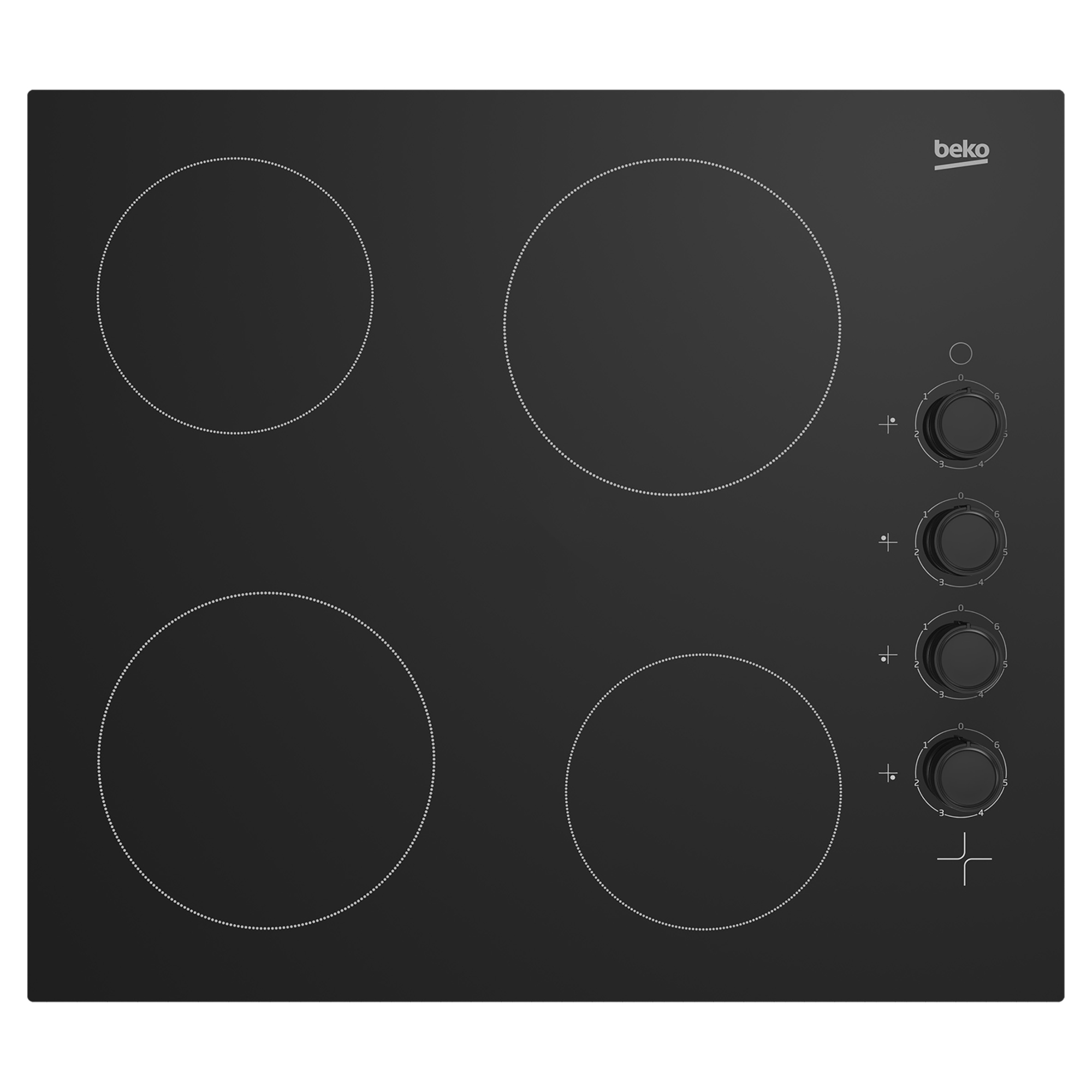 HIC64102 4 Burner 60cm Electric Ceramic Hob