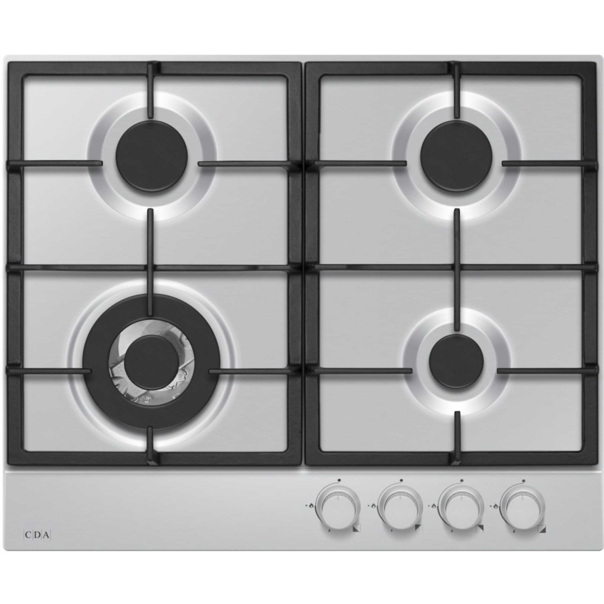 HPG6200SS 4 Burner Gas Hob - Stainless Steel
