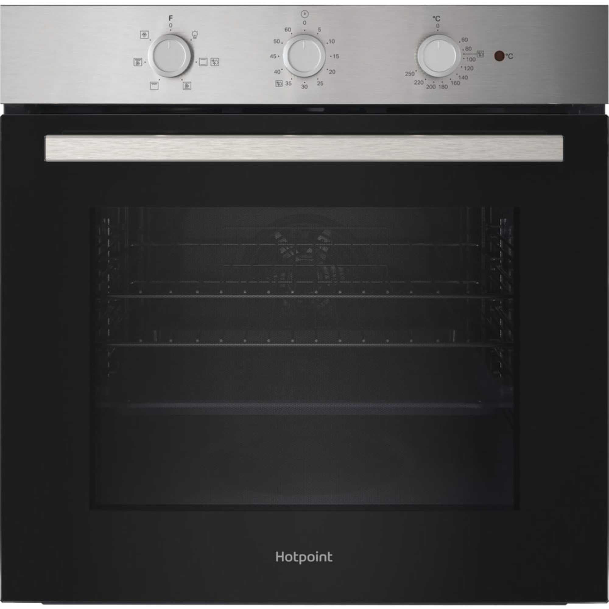 HO 235H X UK Class 2 60cm Built-In Single Multifunction Oven - Stainless Steel