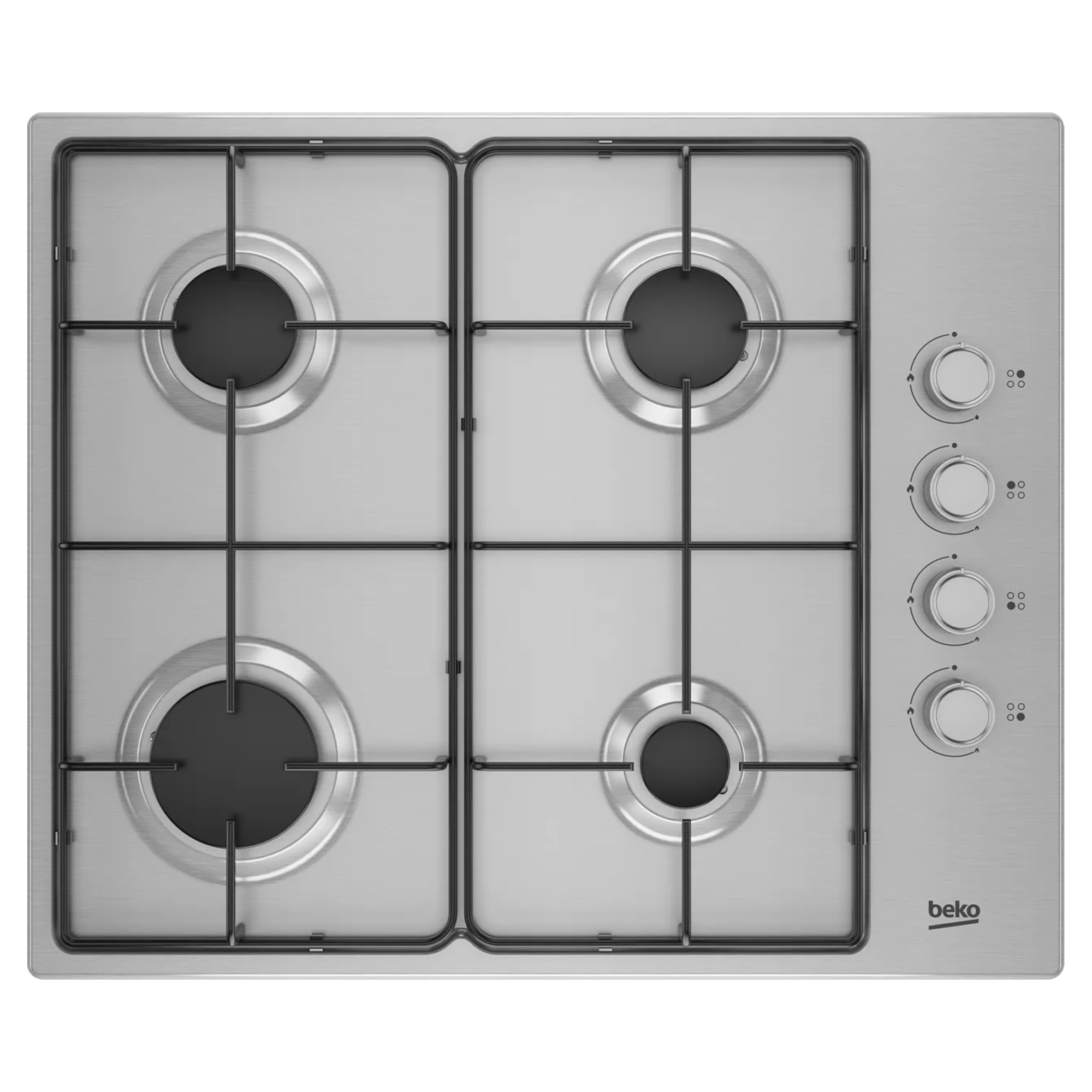 HIBG64120SX 60cm Gas Hob Stainless Steel