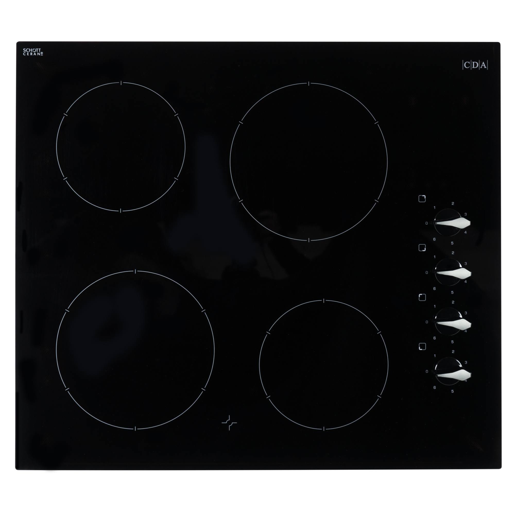 HC6212FR 60cm 4 Zone Ceramic Hob