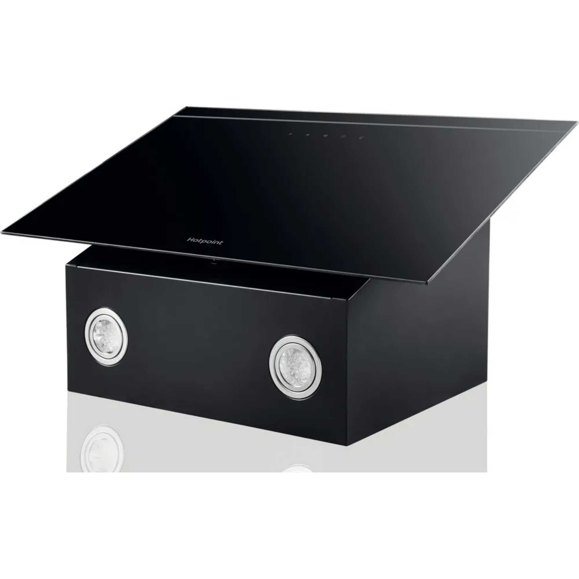 PHVP62FLMK 60cm Chimney Cooker Hood - Black