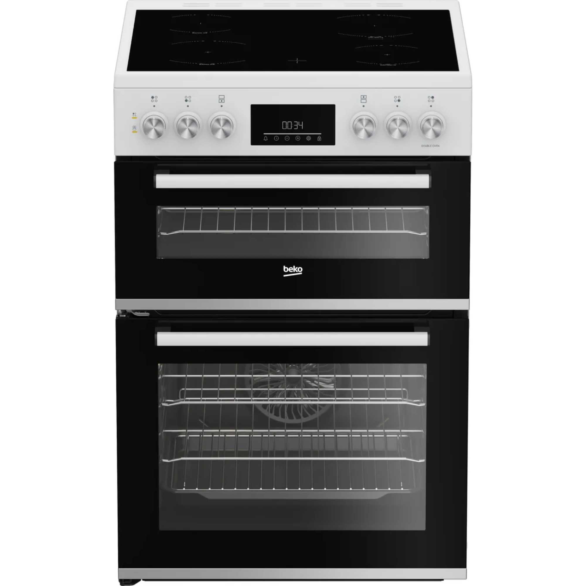 FDC6731W 60cm Electric Cooker With Ceramic Hob - White