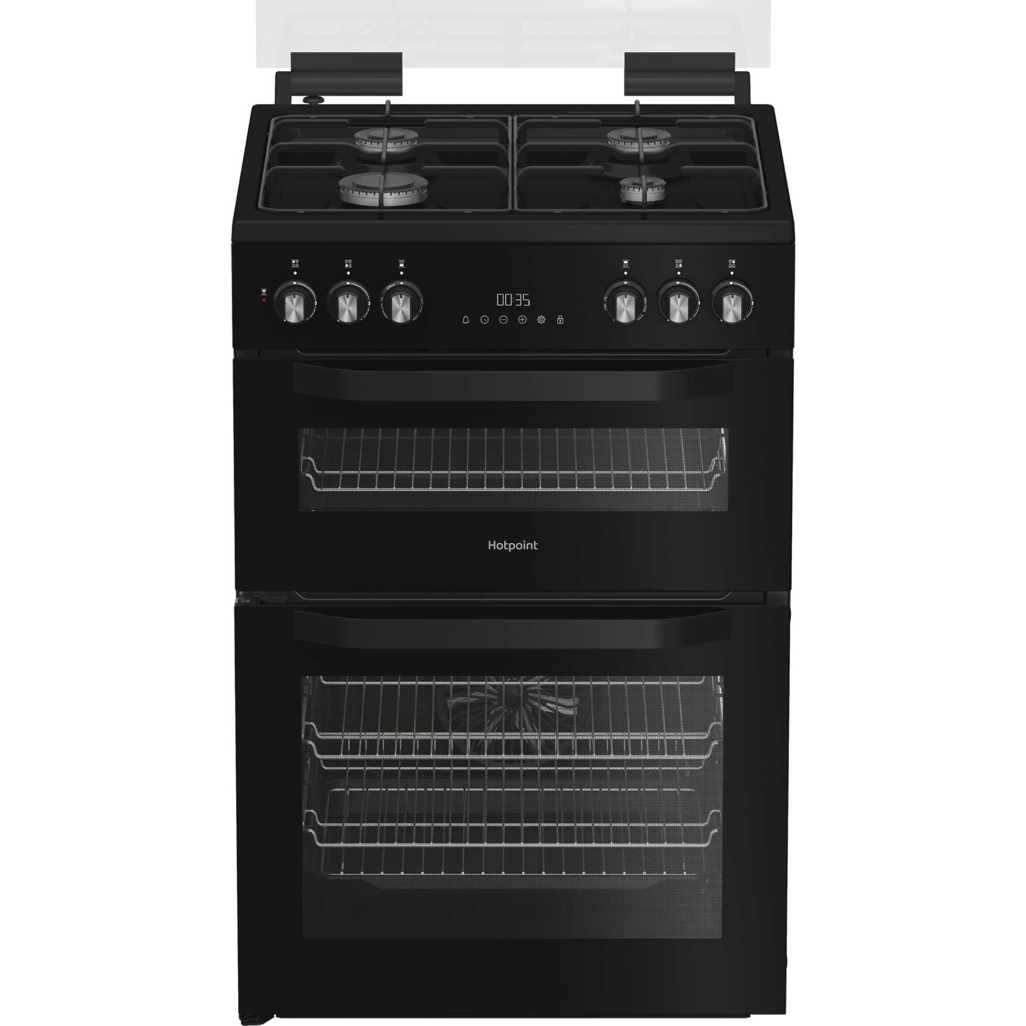 HDD6GDC2B1 Dual Fuel Double Oven Cooker - Black