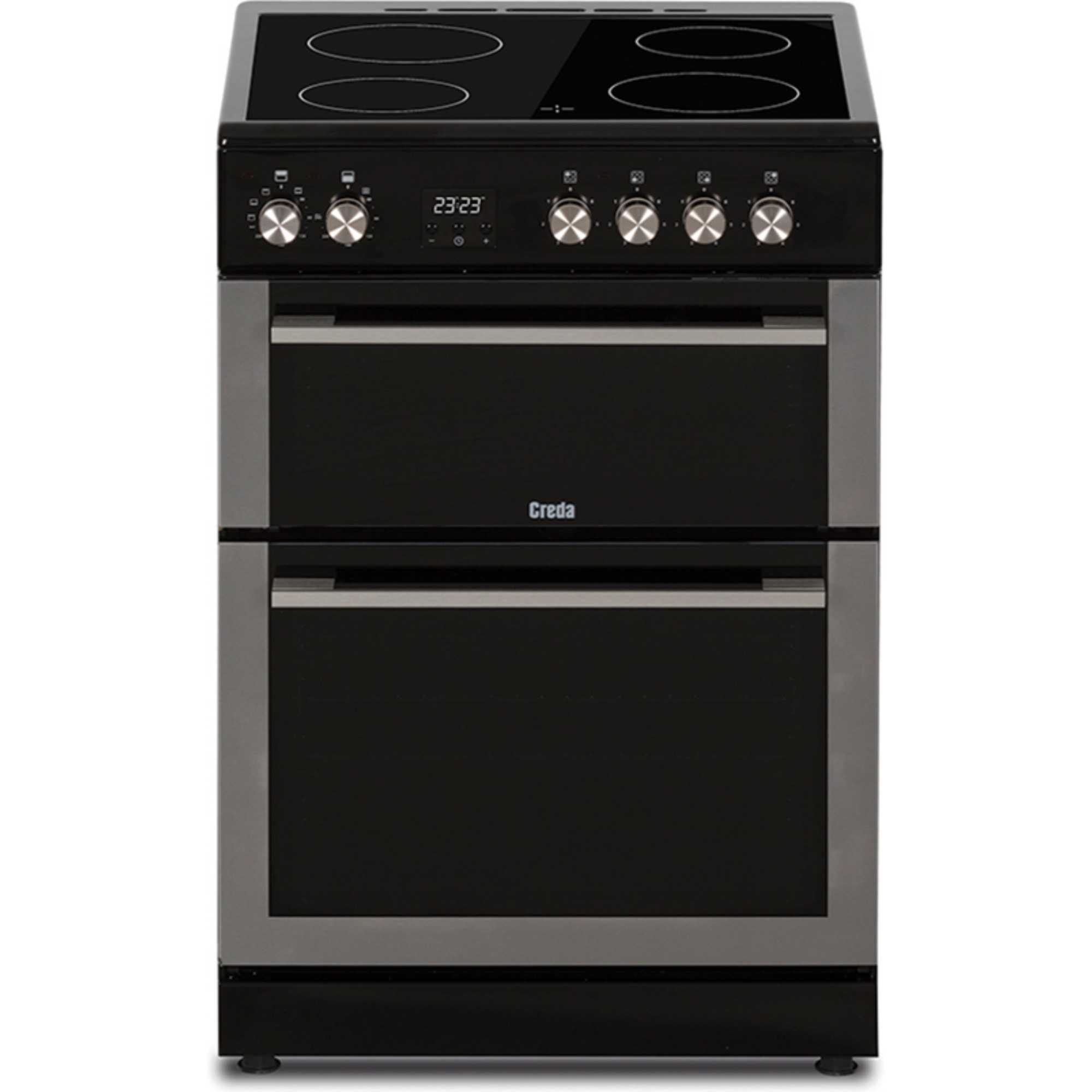 C60CDOX 60cm Double Oven Ceramic Cooker - Stainless Steel