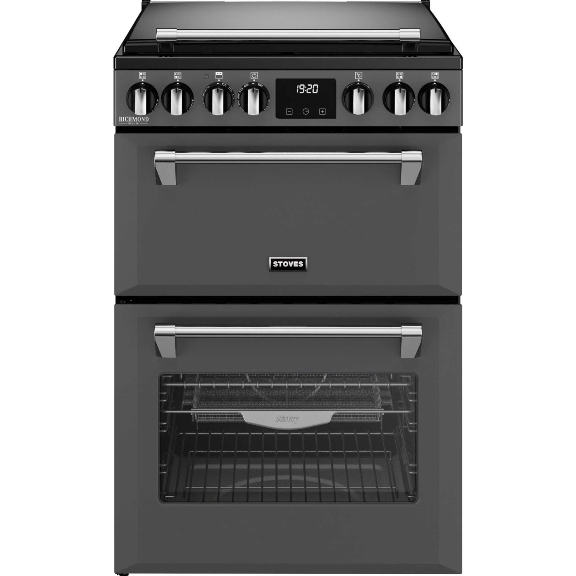 DXMRARICH60DFANT Richmond Deluxe 60DF Mini Range Dual Fuel Cooker - Anthracite