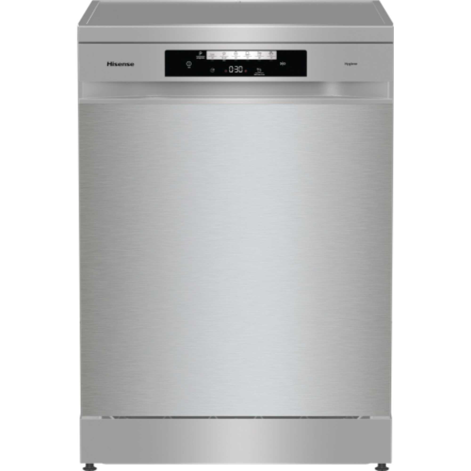 HS642D90XUK 14 Place AUTODRY Dual Display Dishwasher - Silver