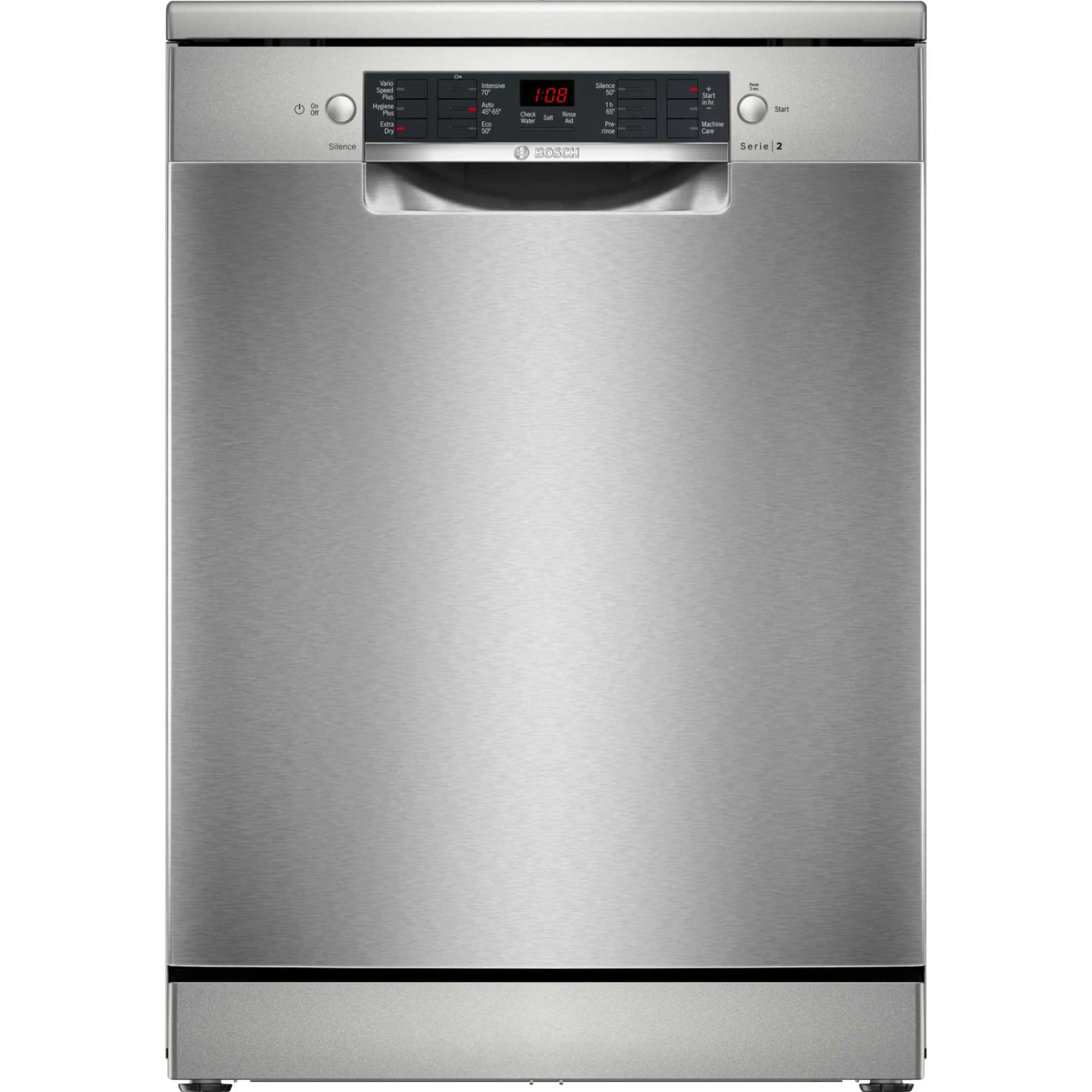 SMS26AI08G Series 2 60cm 12 Settings Dishwasher - Brushed Steel