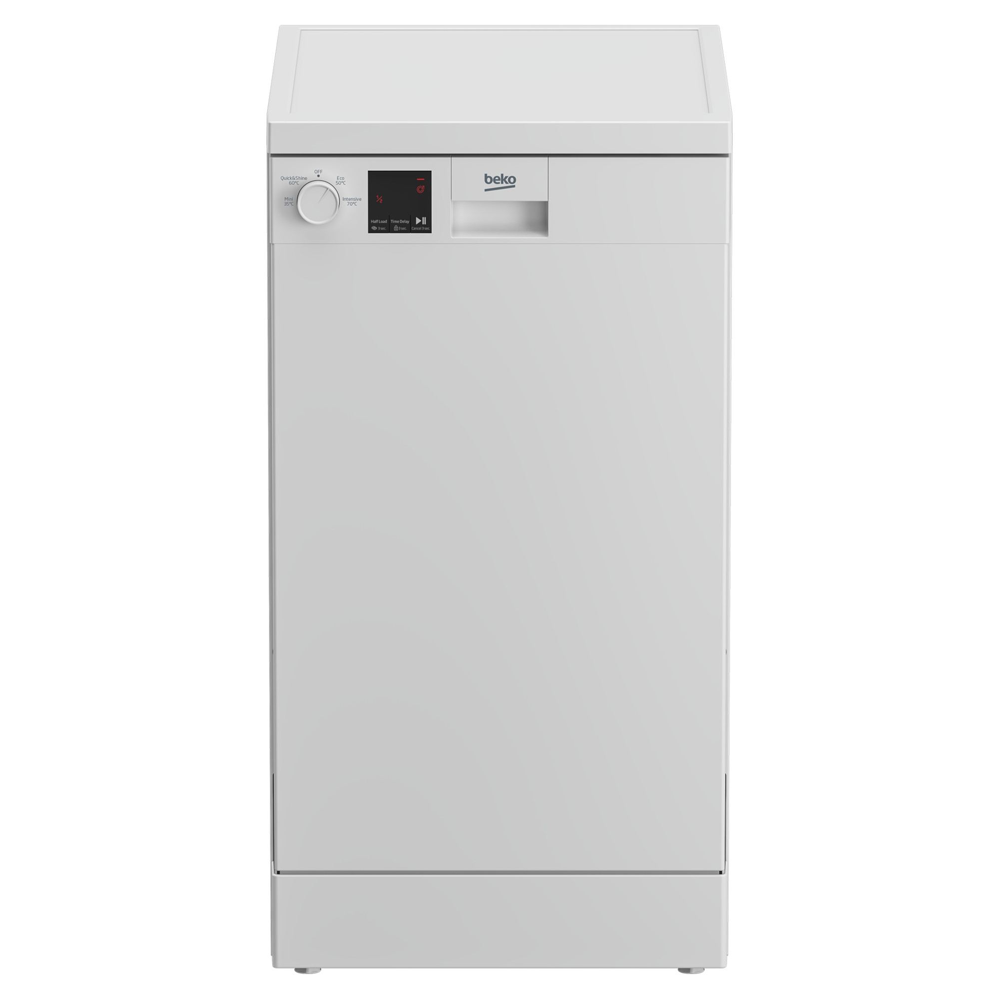 DVS04X20W 10 Place Setting Freestanding Slimline Dishwasher