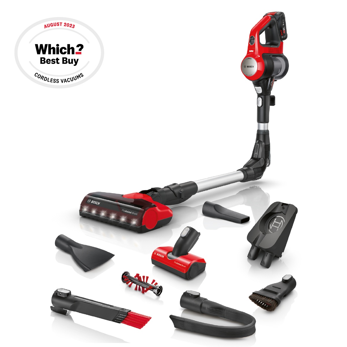 Unlimited 7 BCS71PETGB ProAnimal Cordless Vacuum Cleaner - Red