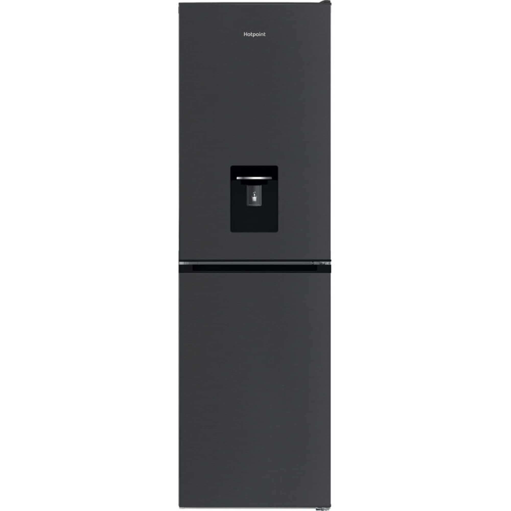 HPKH 1261W XBR4UK 50/50 No Frost Fridge Freezer with Water Dispenser - Dark Silver