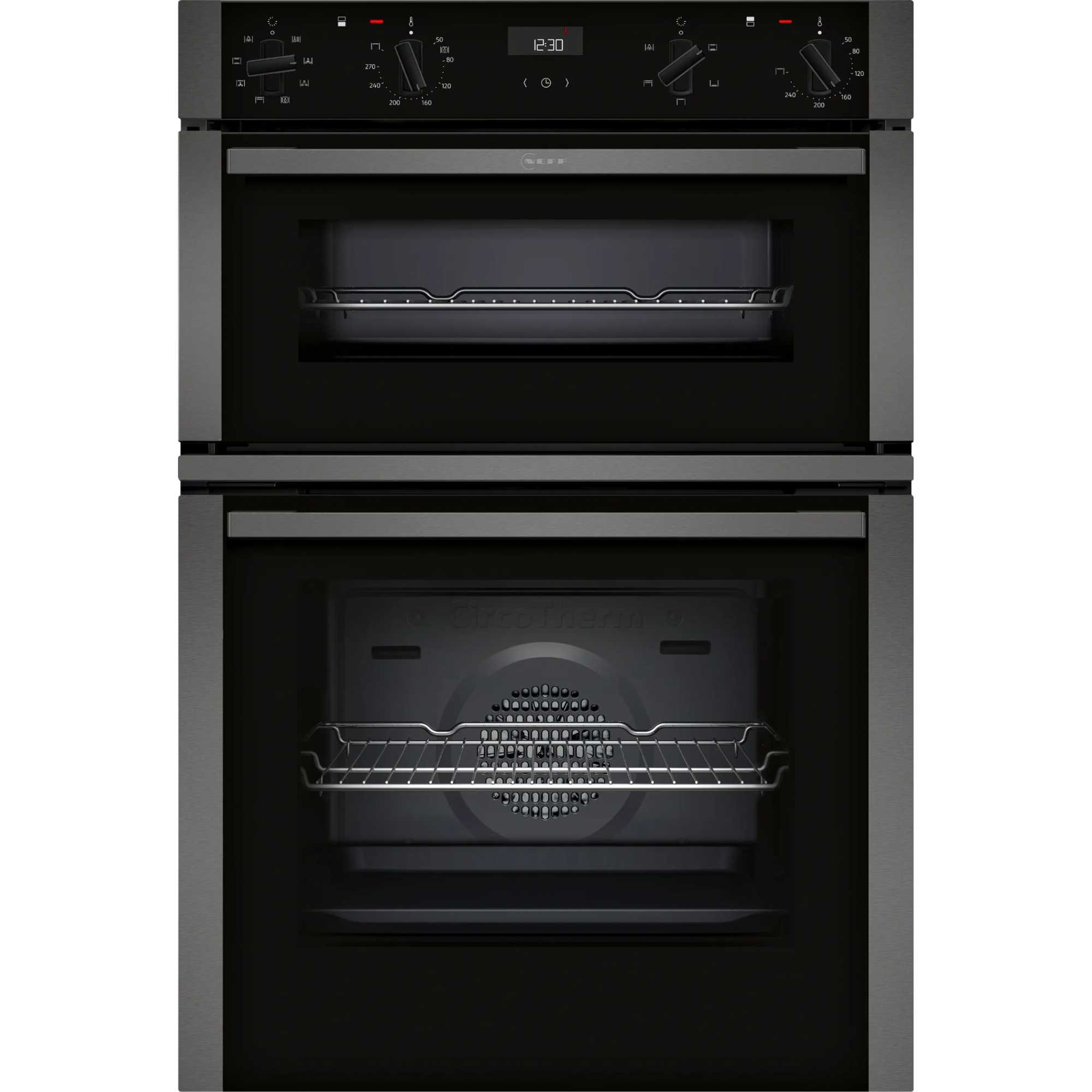 U1ACE2AG3B N 50 CircoTherm Built-In Double Oven - Graphite