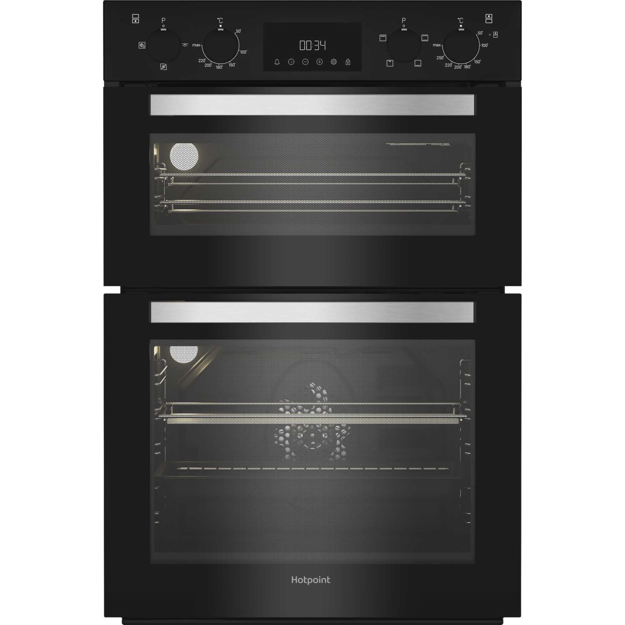 DIH 10D B Built-In Double Oven - Black