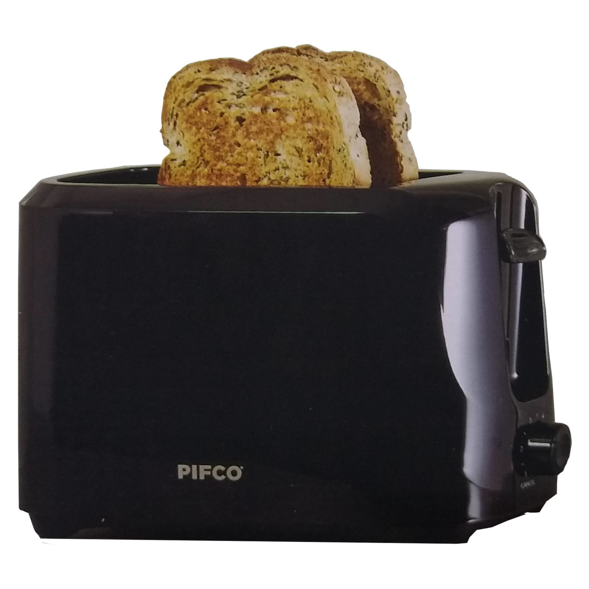 204684 2 Slice Toaster with 6 Browning Levels - Black