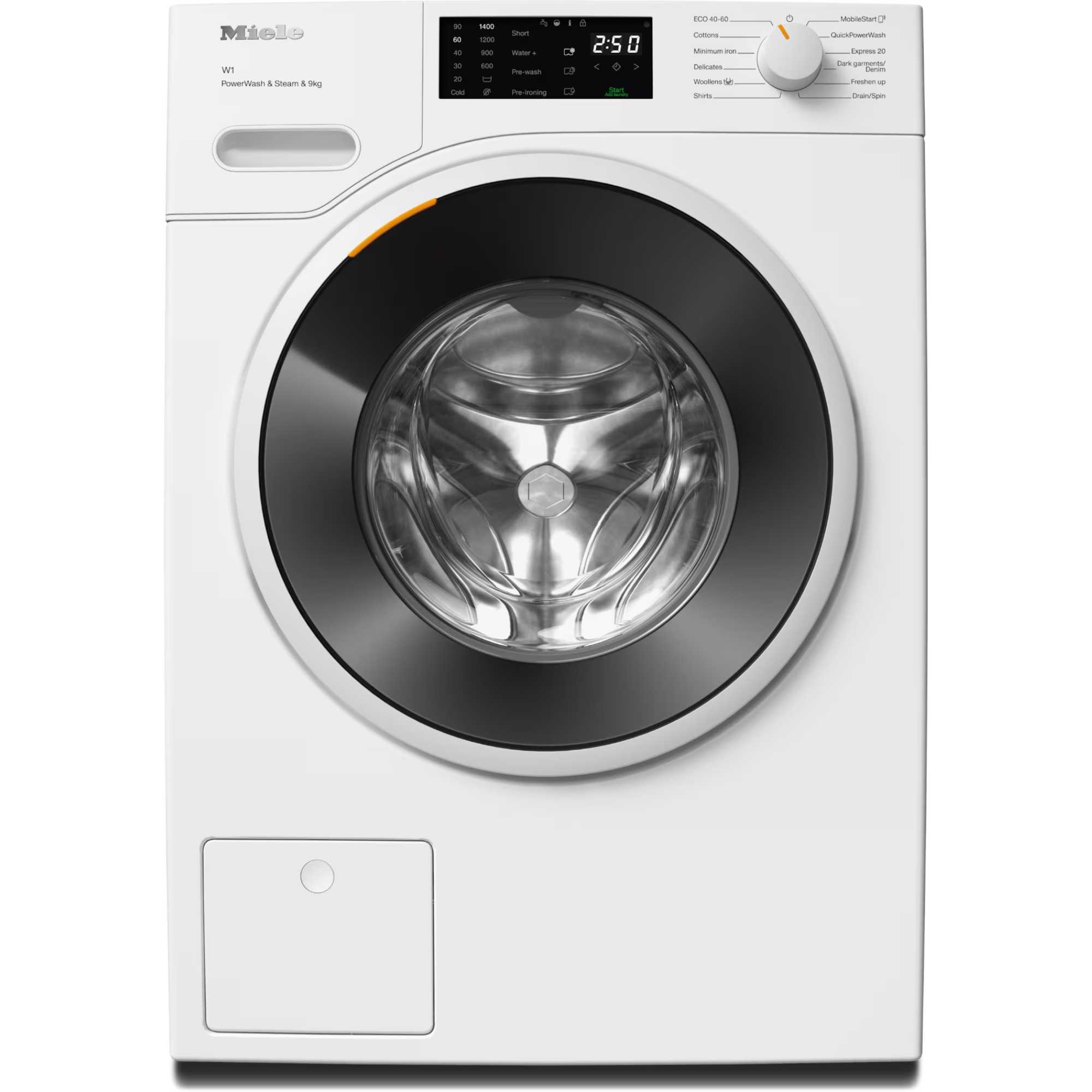 WWD380WCS 9kg 1400rpm PowerWash & Steam Washing Machine - White