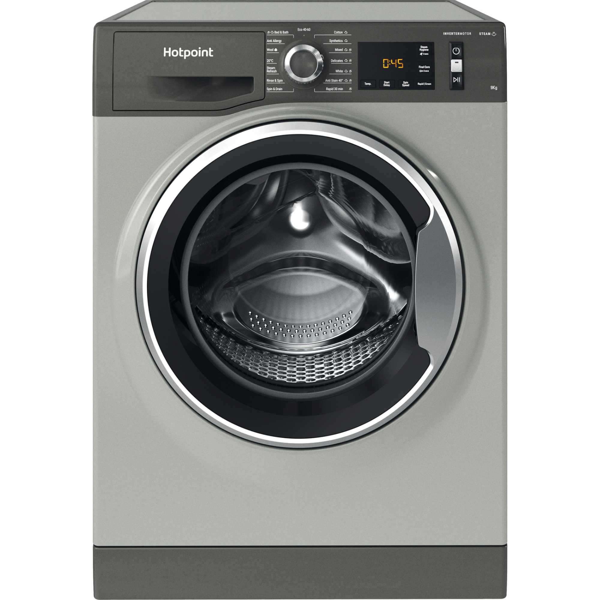 NM11 948 GC A UK ActiveCare 9kg 1400rpm Washing Machine - Graphite