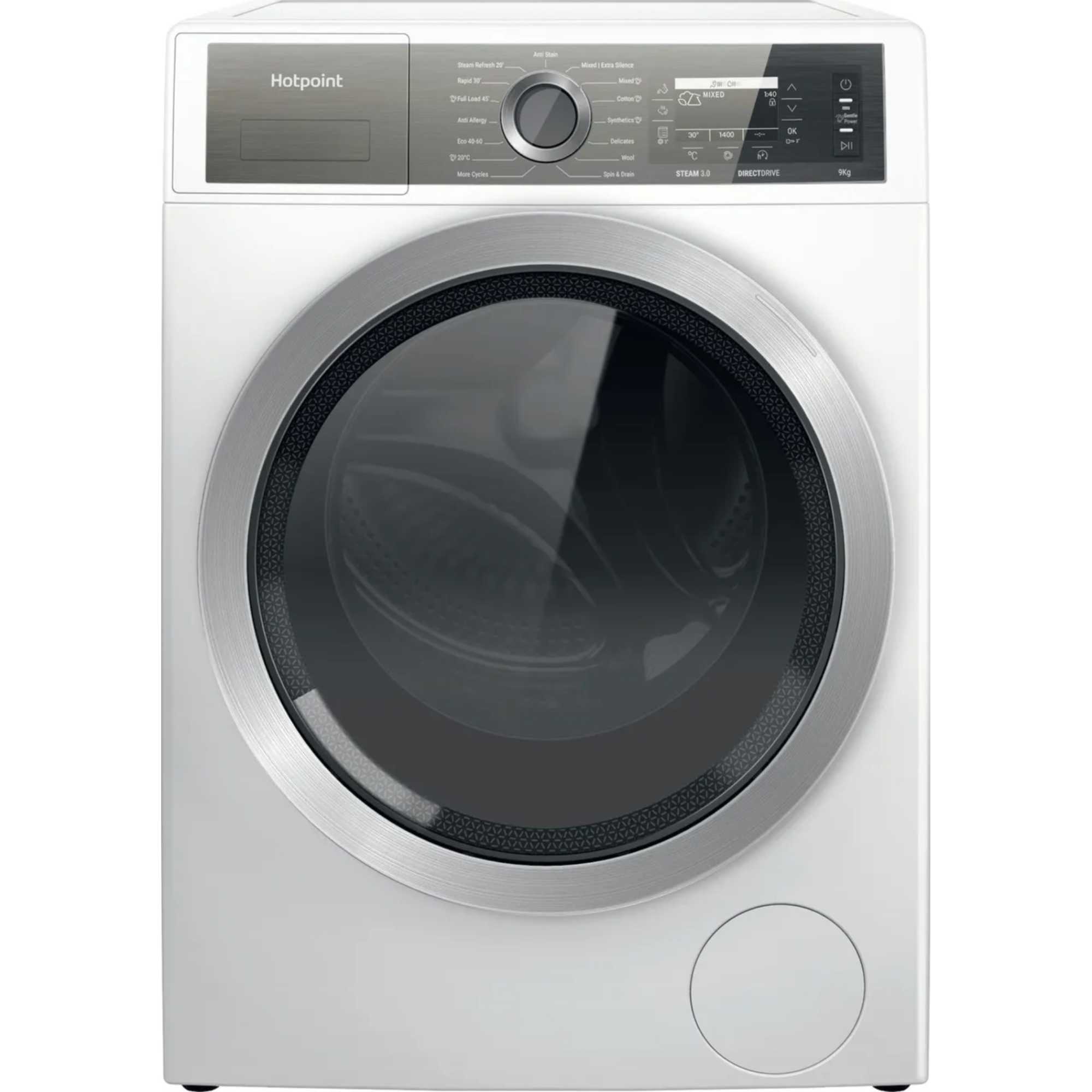 H7 99 GPOWER UK 9kg 1400rpm Washing Machine - White
